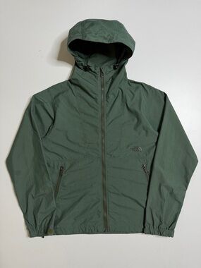 The North Face Full Zip Nylon Shell Jacket Womens Large Green Japan Exclusive